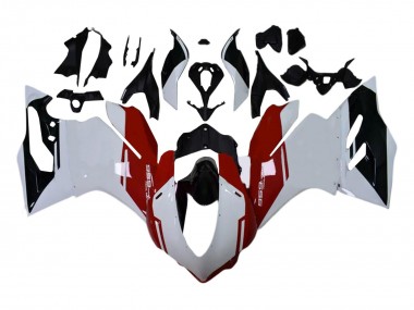 Venta Kits Carenados Moto Ducati 959 2015-2020 - Blanco Rojo Negro Brillante