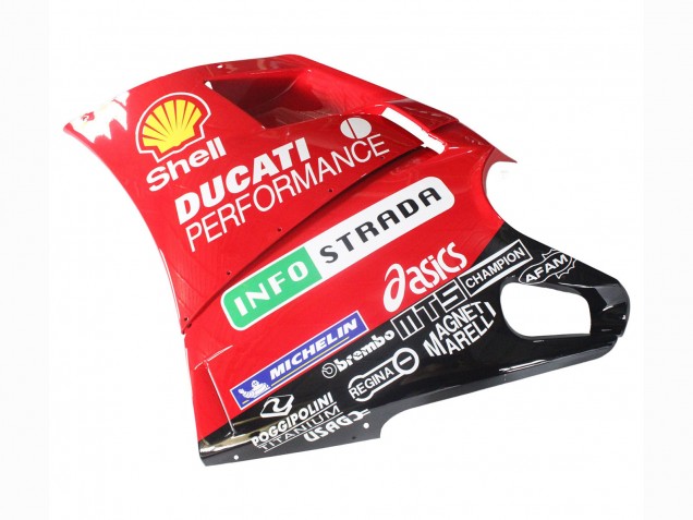 Venta Carenados Moto Ducati 748/916/996/998 1993-2005 - Blanco Rojo Amarillo Verde Negro Brillante Performance