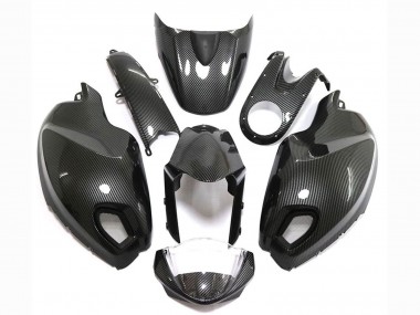 Venta Carenados Moto Ducati Monster 696 796 1100 1100S 2008-2012 - Negro FibraCarbono Estilo