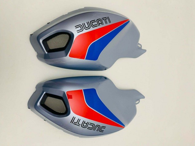 Venta Carenados Moto Ducati Monster 696 796 1100 1100S 2008-2012 - Plata Rojo Azul