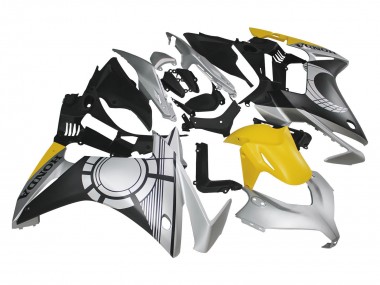 Venta Carenados Moto Honda CBR500R 2013-2015 - Plata Amarillo Negro Mate