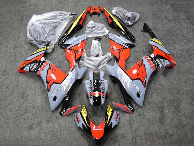 Venta Carenados Moto Honda CBR500R 2013-2015 - Nardo Gris Brillante Amarillo Negro Brillante Repsol HRC Rojo Bull