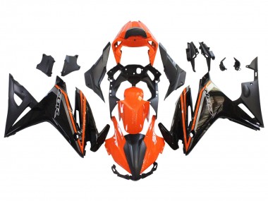 Venta Carenados Moto Honda CBR500R 2016-2018 - Naranja Negro Brillante Negro Mate