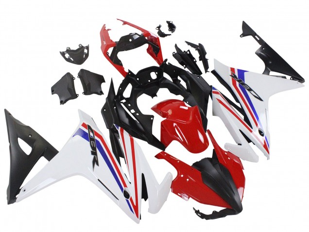 Venta Carenados Moto Honda CBR500R 2016-2018 - Blanco Rojo Azul Negro Mate