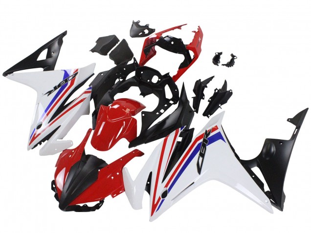 Venta Carenados Moto Honda CBR500R 2016-2018 - Blanco Rojo Azul Negro Mate