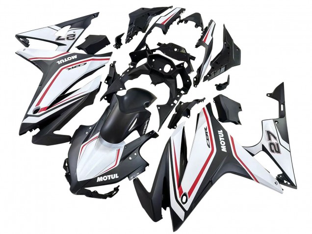 Venta Carenados Moto Honda CBR500R 2016-2018 - Blanco Rojo Negro Mate