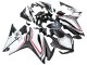 Venta Carenados Moto Honda CBR500R 2016-2018 - Blanco Rojo Negro Mate