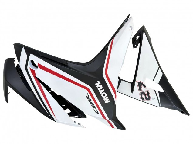 Venta Carenados Moto Honda CBR500R 2016-2018 - Blanco Rojo Negro Mate
