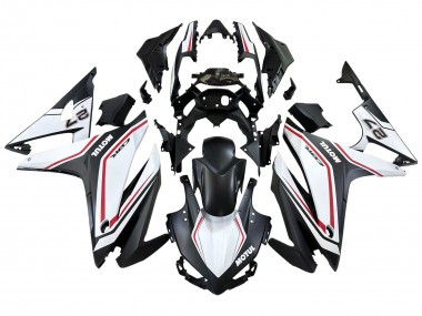 Venta Carenados Moto Honda CBR500R 2016-2018 - Blanco Rojo Negro Mate