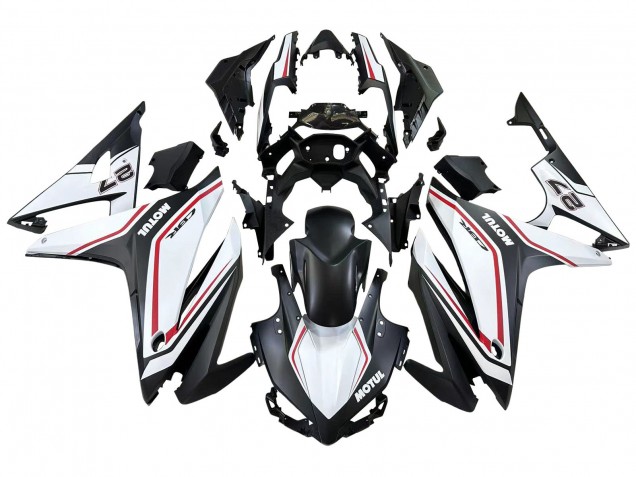 Venta Carenados Moto Honda CBR500R 2016-2018 - Blanco Rojo Negro Mate