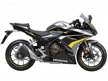 Venta Carenados Moto Honda CBR500R 2022-2023 - Plata Amarillo Negro Brillante