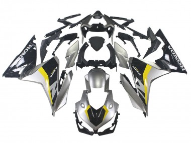 Venta Carenados Moto Honda CBR500R 2022-2023 - Plata Amarillo Negro Brillante