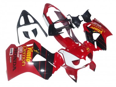 Venta Carenados Moto Honda VFR 800 1998-2001 - Rojo Blanco Negro Brillante Vimto