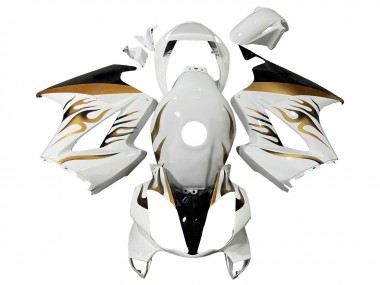 Venta Carenados Moto Honda VFR 800 2002-2013 - Blanco Oro Llama