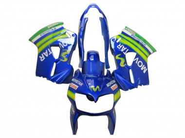Venta Carenados Moto Honda VFR 800 2002-2013 - Azul Verde Blanco MoviStar Castrol
