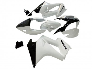 Venta Carenados Moto Honda VFR 800 2002-2013 - Blanco Perla Negro Brillante Calcomanía