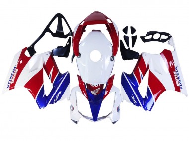 Venta Carenados Moto Honda VFR 800 2002-2013 - Blanco Rojo Azul Motul