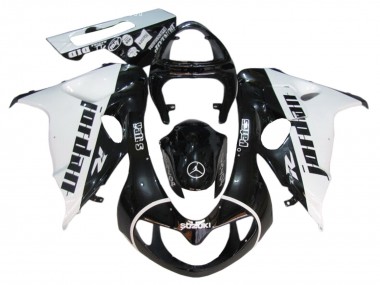 Venta Carenados Moto Suzuki TL1000R 1998-2003 - Negro Brillante Blanco Jordan