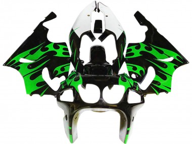 Venta Carenados Moto Kawasaki ZX7R 1996-2003 - Verde Negro Brillante Blanco