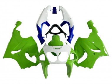 Venta Carenados Moto Kawasaki ZX7R 1996-2003 - Blanco Verde Azul