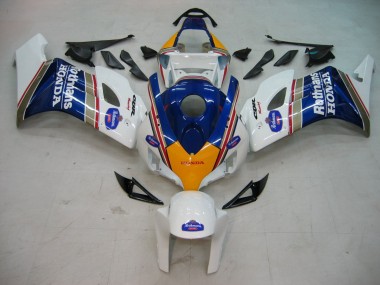 Venta Carenados Moto Honda CBR1000RR 2004-2005 - Blanco Azul Oro Rothmans