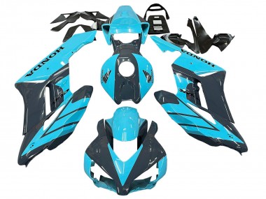 Venta Carenados Moto Honda CBR1000RR 2004-2005 - Azul Claro Negro Brillante