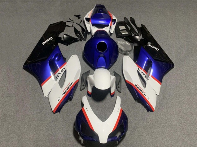 Venta Carenados Moto Honda CBR1000RR 2004-2005 - Blanco Azul Rojo Castrol