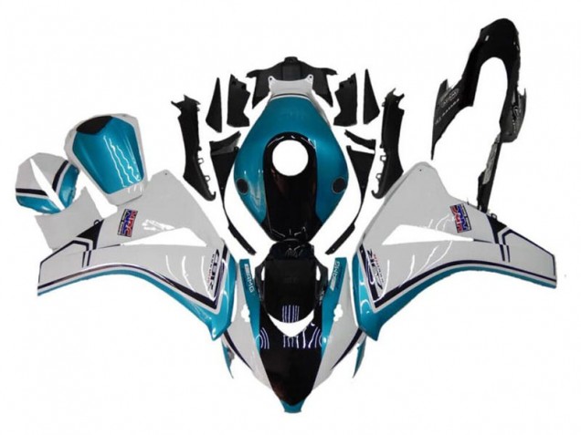 Venta Carenados Moto Honda CBR1000RR 2008-2011 - Blanco Azul Negro Brillante