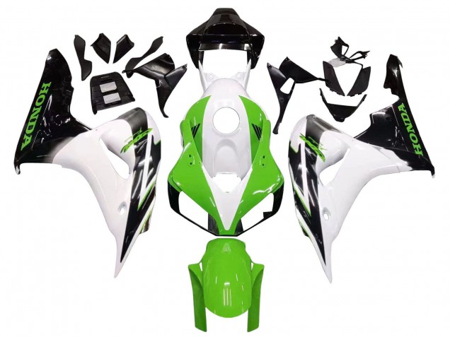Venta Carenado Moto Honda CBR1000RR 2006-2007 - Blanco Verde Negro Brillante