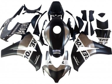 Venta Carenados Moto Honda CBR1000RR 2008-2011 - Plata Negro Mate Repsol