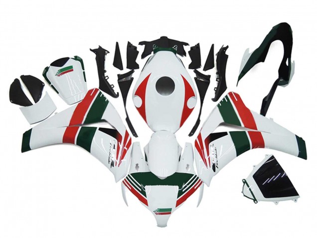 Venta Carenados Moto Honda CBR1000RR 2008-2011 - Blanco Rojo Verde Oscuro