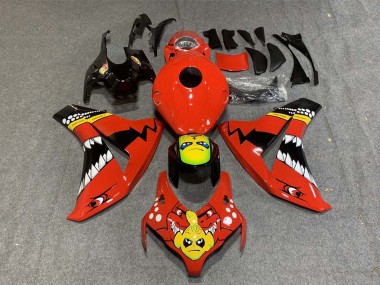 Venta Carenados Moto Honda CBR1000RR 2008-2011 - Rojo Amarillo Negro Brillante Tiburón