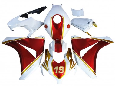 Venta Carenados Moto Honda CBR1000RR 2008-2011 - Blanco Rojo Oro 19