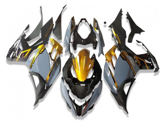 Venta Carenados Moto Kawasaki EX400 2018-2024 - Oro Nardo Gris Negro