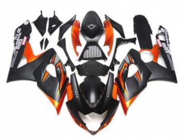 Venta Carenados Moto Suzuki GSXR 1000 2005-2006 - Negro Brillante Negro Mate Negro Naranja