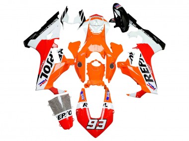 Venta Carenados Moto Honda CBR1000RR 2017-2023 - Blanco Naranja Rojo Negro Brillante HRC Repsol 93