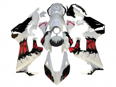 Venta Kits Carenado Moto Honda CBR1000RR 2017-2023 - Blanco Rojo Negro