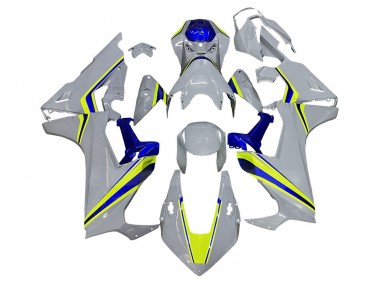 Venta Carenados Moto Honda CBR1000RR 2017-2023 - Blanco Amarillo Azul
