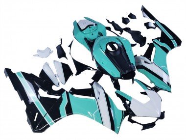 Venta Carenados Moto Honda CBR1000RR 2017-2023 - Blanco Azul Claro Negro Brillante
