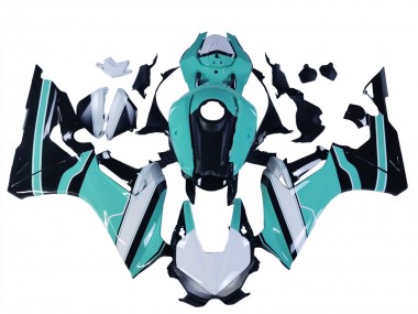 Venta Carenados Moto Honda CBR1000RR 2017-2023 - Blanco Azul Claro Negro Brillante