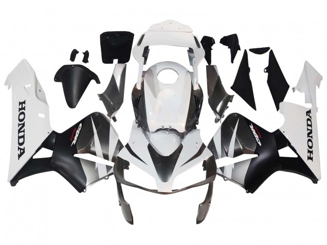 Venta Carenados Moto Honda CBR600RR 2003-2004 - Blanco Negro Mate Carrera