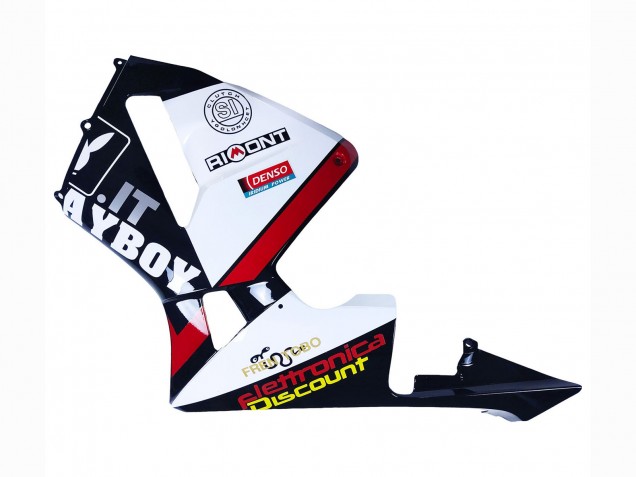Venta Carenados Moto Honda CBR600RR 2003-2004 - Blanco Rojo Negro Brillante DENSO Rimont
