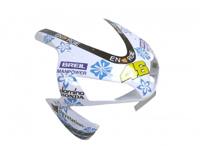 Venta Carenados Moto Honda CBR600RR 2003-2004 - Blanco Azul Rojo Nastro Azzurro 46