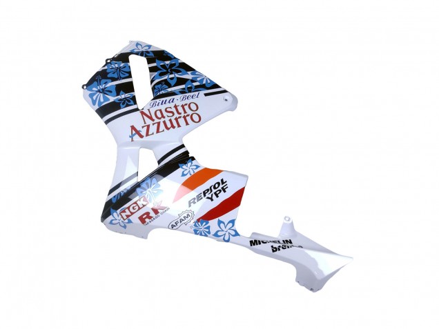 Venta Carenados Moto Honda CBR600RR 2003-2004 - Blanco Azul Rojo Nastro Azzurro 46