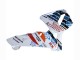 Venta Carenados Moto Honda CBR600RR 2003-2004 - Blanco Azul Rojo Nastro Azzurro 46