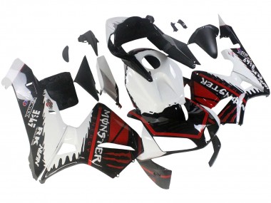 Venta Carenados Moto Honda CBR600RR 2003-2004 - Blanco Rojo Negro Brillante Monstruo