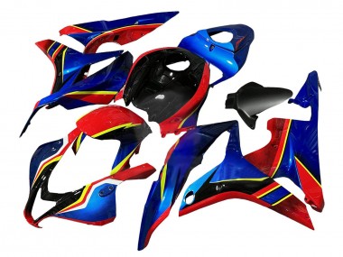 Venta Carenados Moto Honda CBR600RR 2007-2008 - Azul Rojo Amarillo Negro Brillante