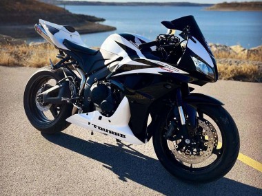 Venta Carenados Moto Honda CBR600RR 2007-2008 - Blanco Negro Carrera