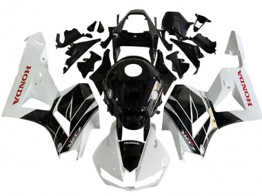 Venta Kits Carenado Moto Honda CBR600RR 2013-2023 - Blanco Negro Brillante