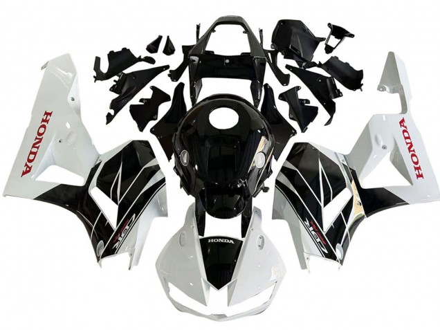 Venta Kits Carenado Moto Honda CBR600RR 2013-2023 - Blanco Negro Brillante